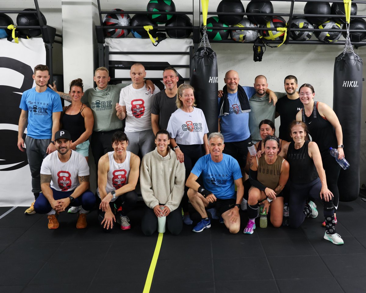 Athleten beim Training bei Core Athletics in Bern/Gümligen